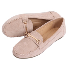 Beige Slipper für Damen 99-01A Beige