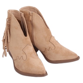 Damen Cowboystiefel beige NC999 Beige