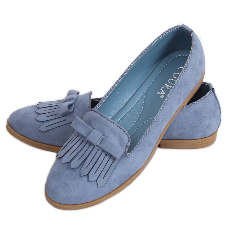 Blaue Damen Herren 2358 Blau