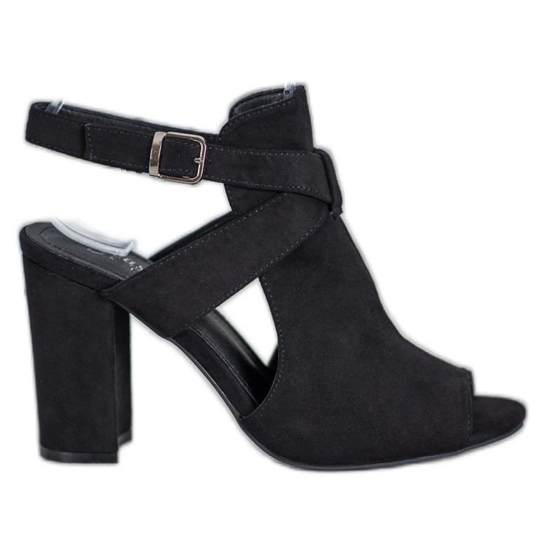 Seastar Stilvolle Sandalen an einer Bar schwarz