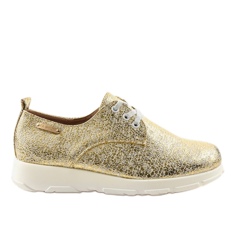 Goldene klassische Schuhe XC673-4