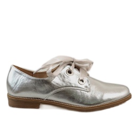 Silberne Schnürschuhe 188-233 grau