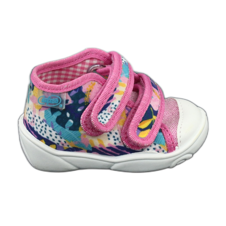 Befado orange Kinderschuhe 212P064 weiß navy blau blau rosa gelb