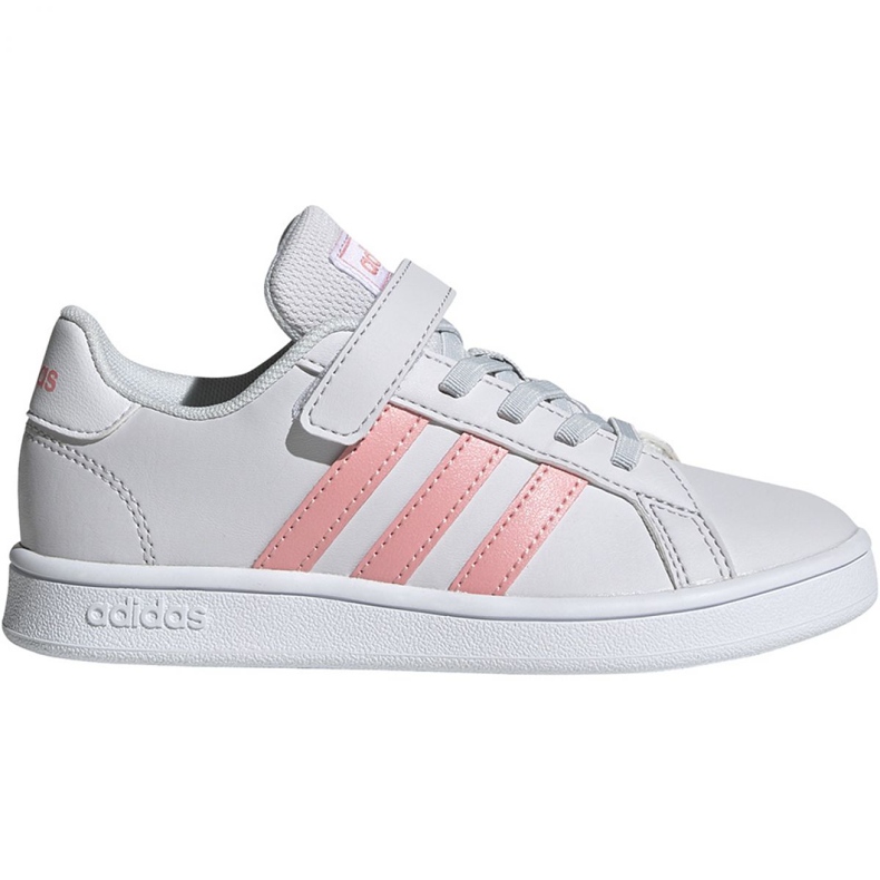 Adidas Grand Court C Jr EG6737 Schuhe weiß rosa