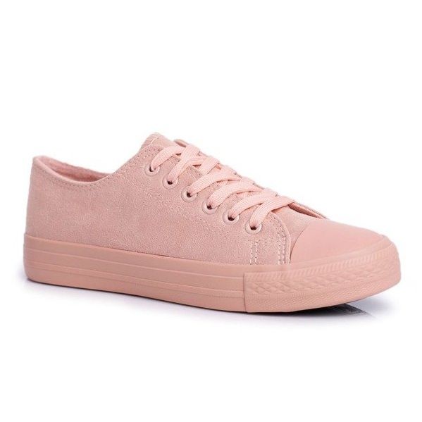 BUGO Rosa Wildleder-Damen-Sneakers 666-6