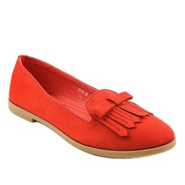 Red Lordsy Loafer aus Öko-Wildleder 2358 rot