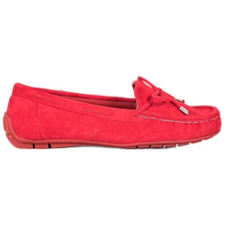 Seastar Klassische Loafer mit Schleife rot