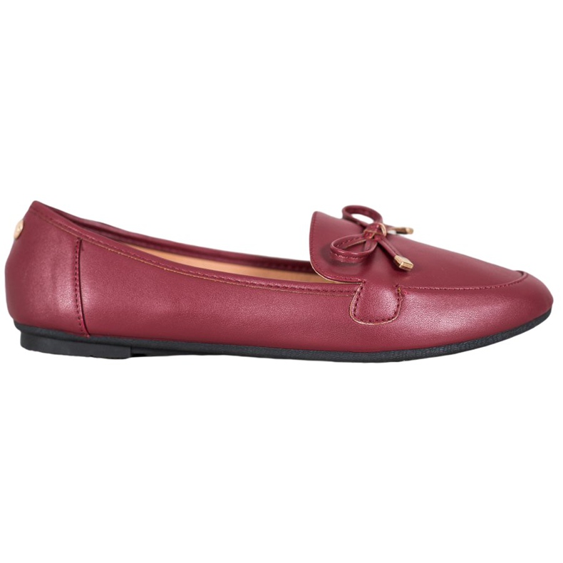Clowse Elegante burgunderrote Ballerinas