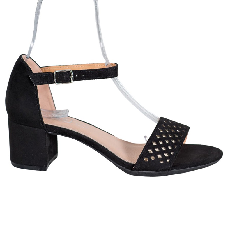 Filippo Elegante Sandalen auf High Heels schwarz