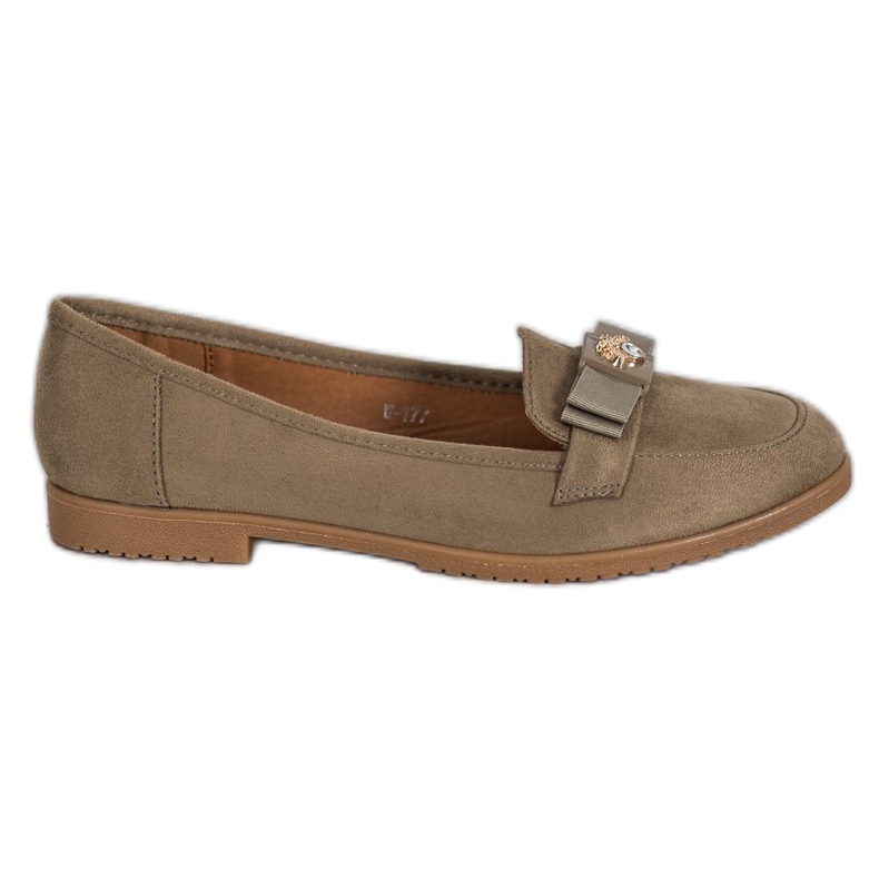 Miss Laura Lords mit dekorativer Schleife khaki grün