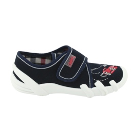 Befado Kinderschuhe 273X051 rot marineblau