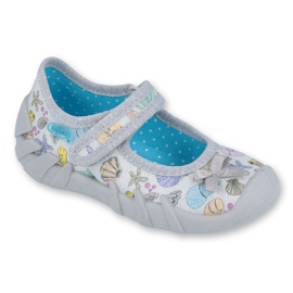 Befado Kinderschuhe 109P196 grau mehrfarbig