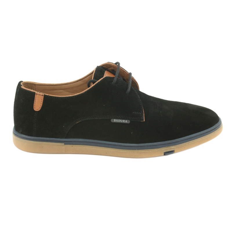 Schwarze Badura 3763 Herrenschuhe braun