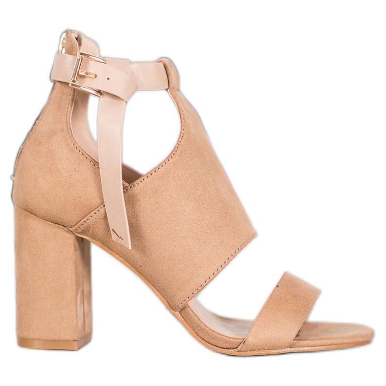 Modische VINCEZA Sandalen beige
