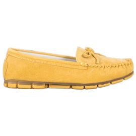 Filippo Gelbe Loafer aus Leder