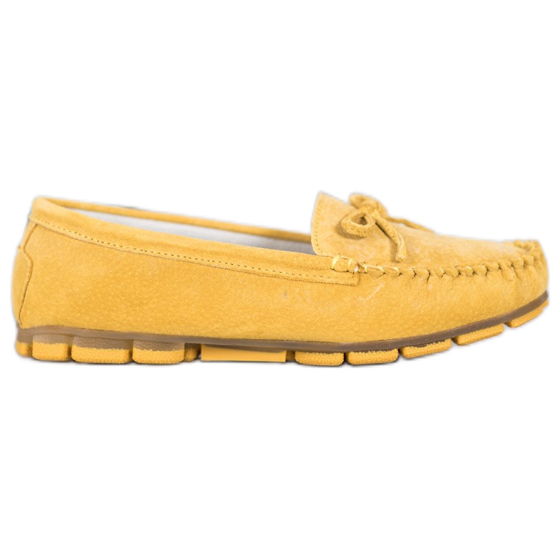 Filippo Gelbe Loafer aus Leder