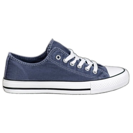 McKey Stylische Textil-Sneakers marineblau