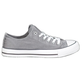 McKey Stylische Textil-Sneakers grau
