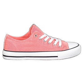 McKey Stylische Textil-Sneakers orange