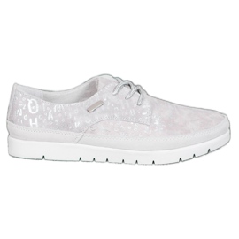 Filippo Leder-Brogues auf der Plattform grau