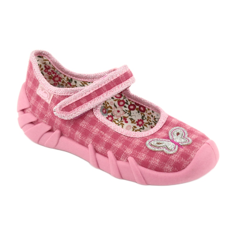 Befado Kinderschuhe 109P187 rosa grau