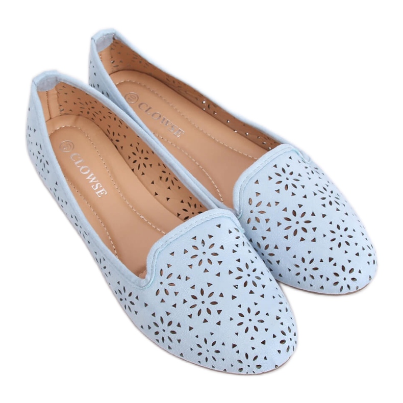 Blaue durchbrochene Herren 9F126 Blau