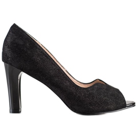Offene VINCEZA Pumps schwarz