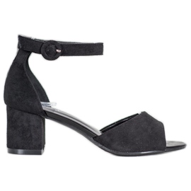 Lässige Sandalen mit hohem Absatz VINCEZA schwarz