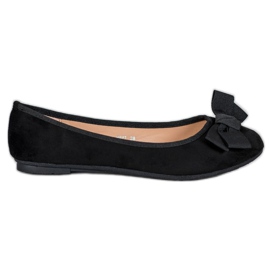 Clowse Stilvolle Ballerinas mit Schleife schwarz