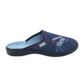 Befado farbige Kinderschuhe 707Y403 rot marineblau blau