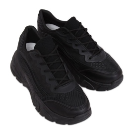 Schwarz DML902 All Black Sportschuhe