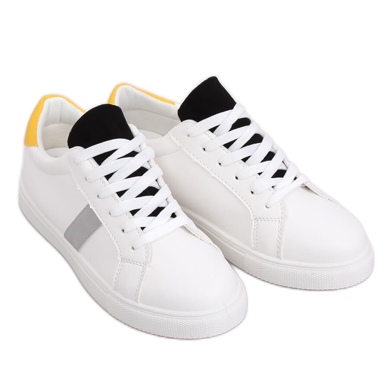 Weiße Damen Sneaker WB811 WEISS / SCHWARZ