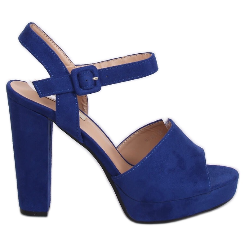 Hochhackige Sandalen 9R16 Blau navy blau mehrfarbig