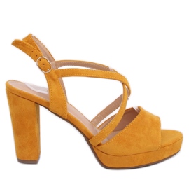 Sandalen High Heels Honig 9272 Amarillo gelb