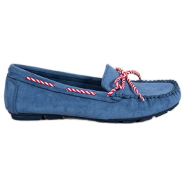 Lässige VINCEZA Loafer blau