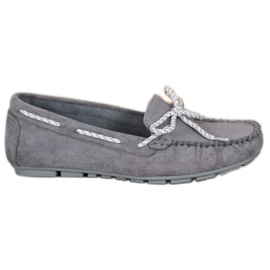 Lässige VINCEZA Loafer grau