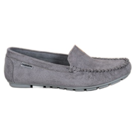 Klassische VINCEZA Loafer grau