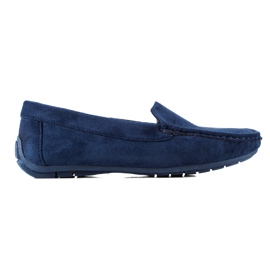 Evento Bequeme Wildleder-Loafer blau