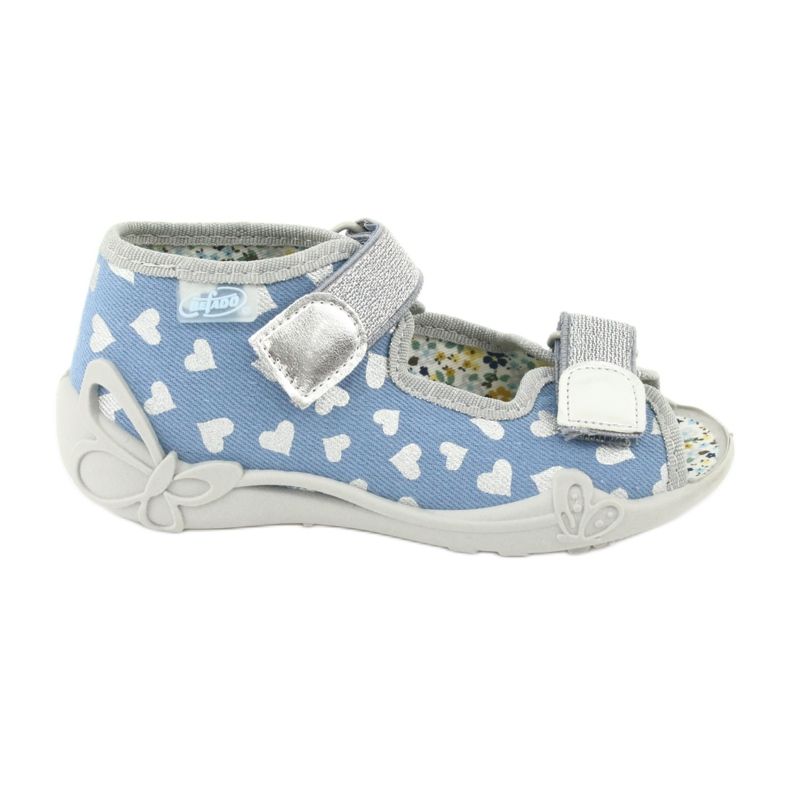 Befado Kinderschuhe 242P101 blau grau