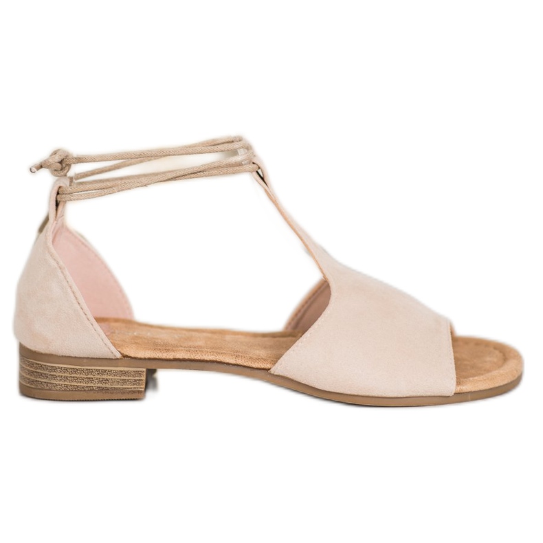 Gebundene VINCEZA Sandalen braun