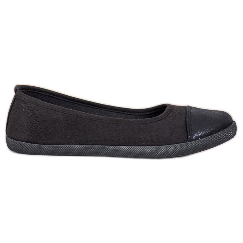 McKey Lässige schwarze Ballerinas