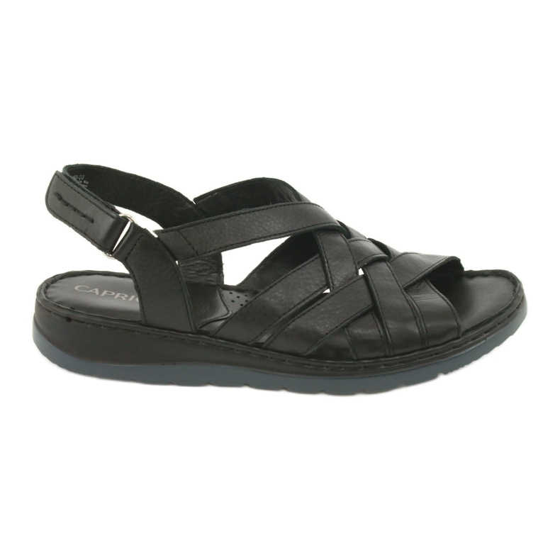 Komfort-Ledersandalen Caprice 28152 schwarz