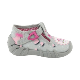 Befado Kinderschuhe 110P359 rosa grau