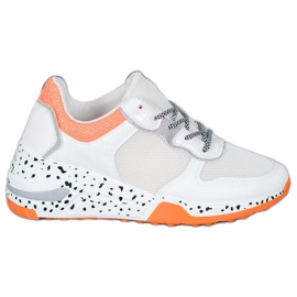 SHELOVET Turnschuhe mit Mesh weiß