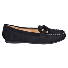 Nio Nio Elegante Wildleder-Loafer schwarz