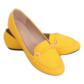 Honig-Loafer für Damen A8636 Gelb