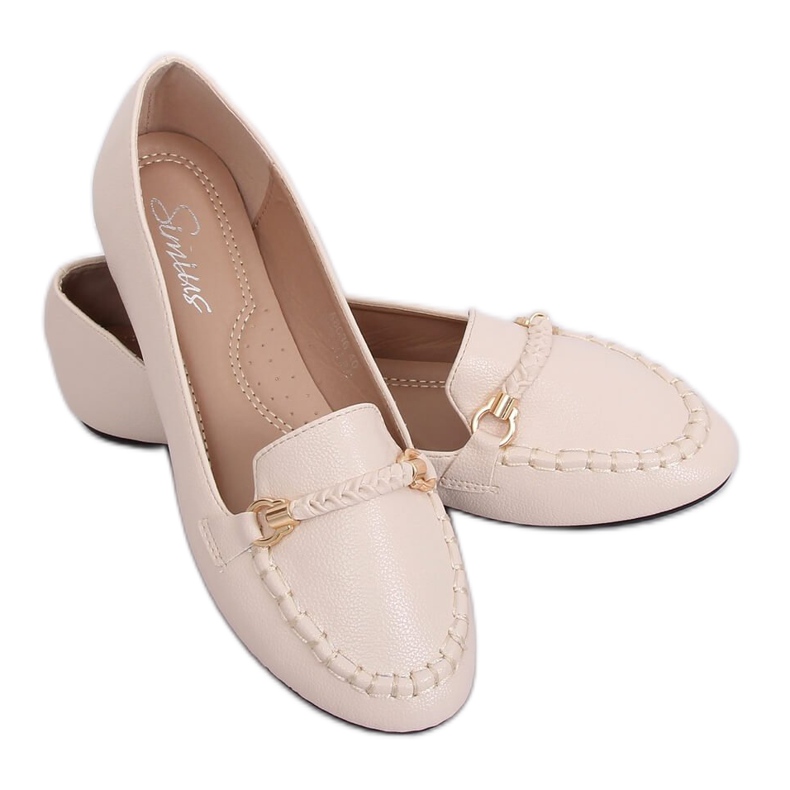 Beige Slipper für Damen A8636 Beige