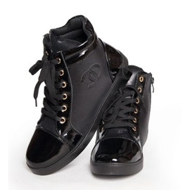 High-Top-Sneaker R18 Schwarz
