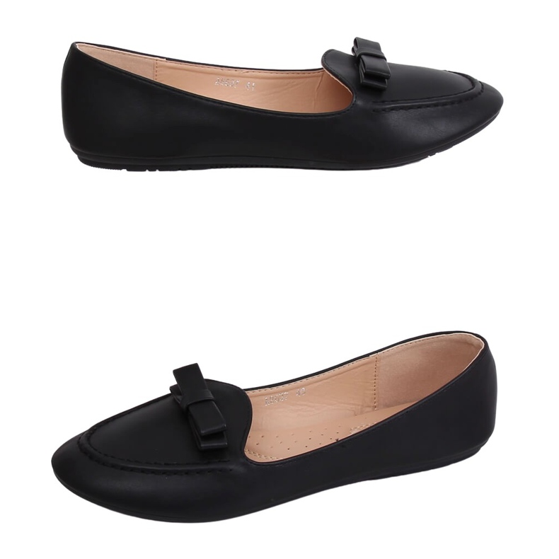 Schwarze Damen-Loafer A8637 Schwarz