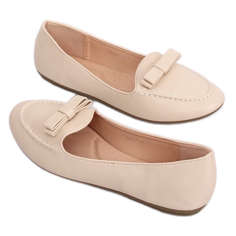 Beige Slipper für Damen A8637 Beige